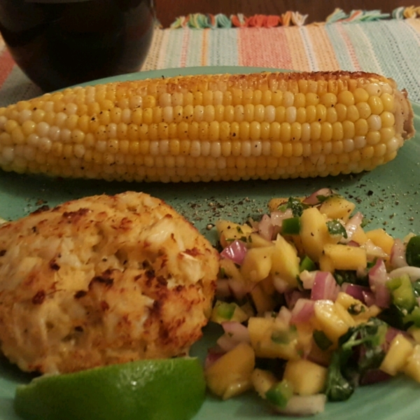 Caribbean Grilled Crab Cakes