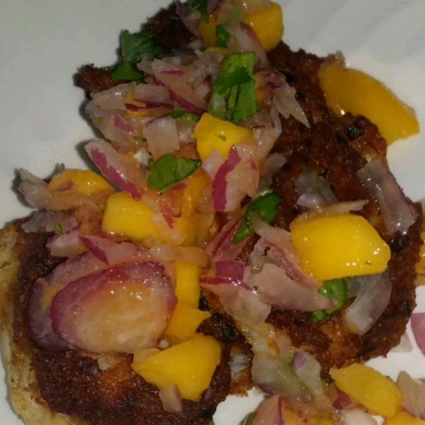 Caribbean Grilled Crab Cakes