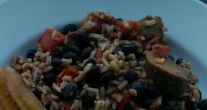 Brazilian Sweet Banana and Rice Dish