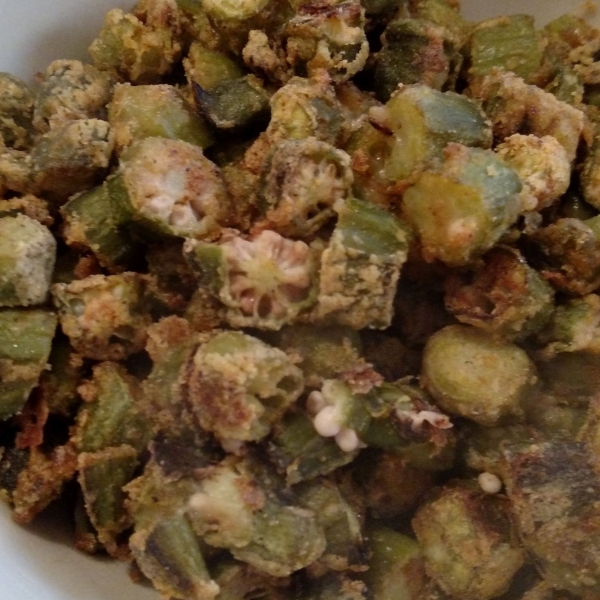 Zesty Baked Gluten-Free, Corn-Free Okra