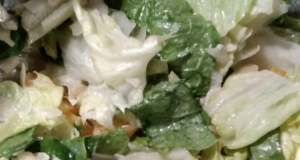 Orange Almond Mixed Green Salad