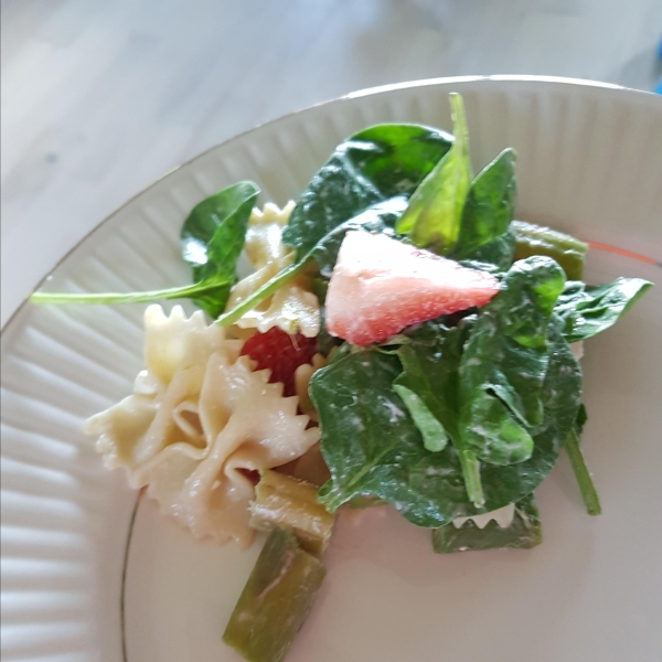 Strawberry-Asparagus Pasta Salad
