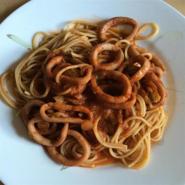 Calamari with Tomato Sauce