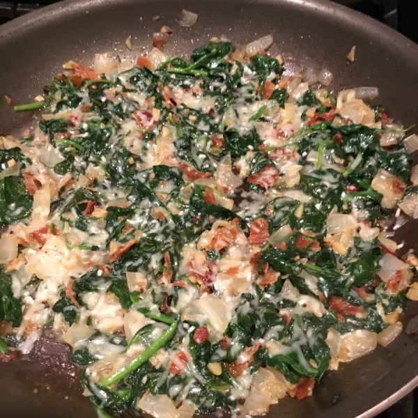 Pan Fried Spinach