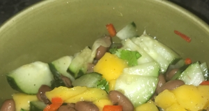 Cucumber, Mango, and Black Bean Salad