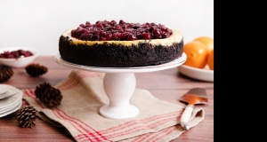Cranberry Mascarpone Cheesecake