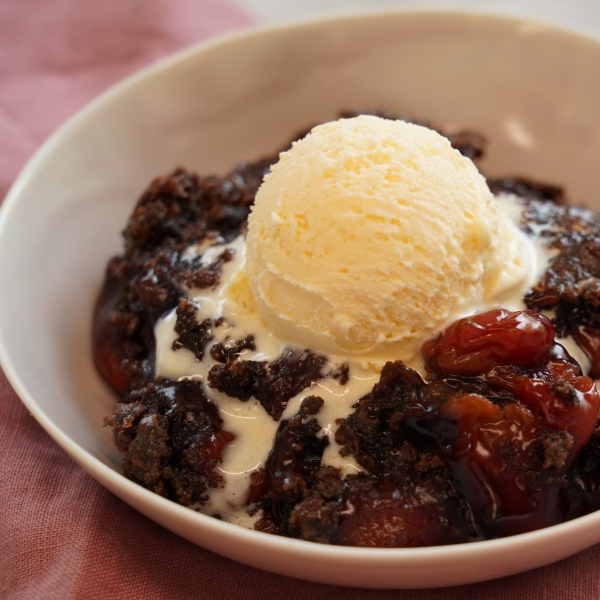 Black Forest Brownie Dump Cake