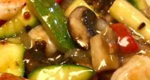 Honey-Ginger Shrimp and Vegetables