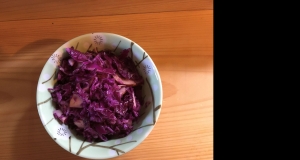 Red Cabbage Salad with Apples