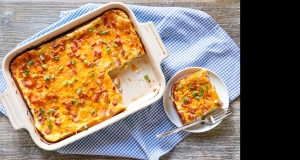 Ham and Cheese Overnight Breakfast Casserole