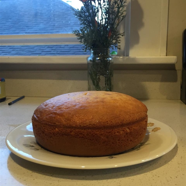 Yellow Angel Food Cake