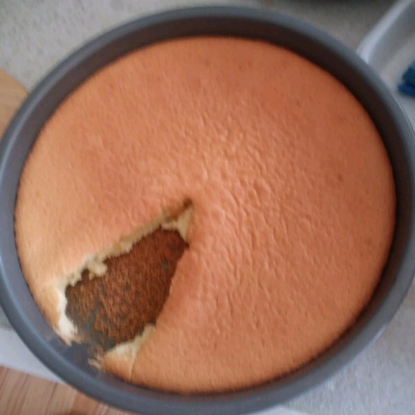 Yellow Angel Food Cake