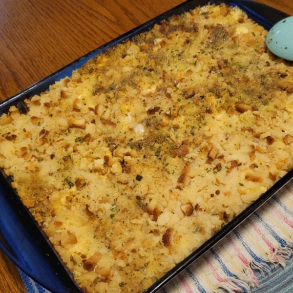 Quick and Easy Chicken and Stuffing Casserole