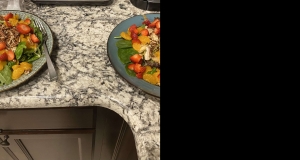 Grilled Chicken Salad with Seasonal Fruit