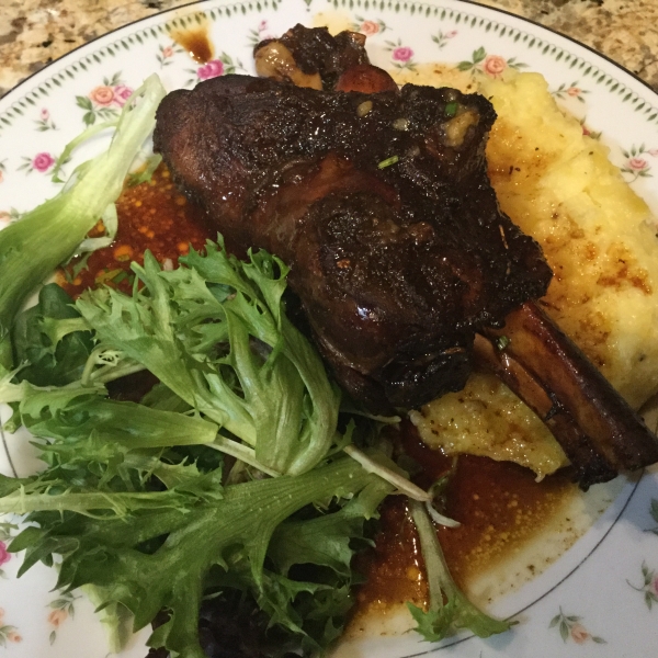 Saba-Braised Lamb Shanks