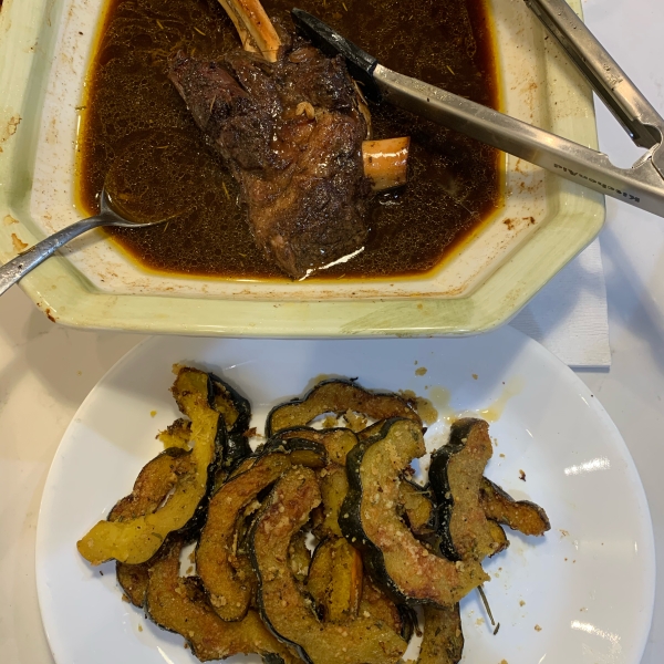 Saba-Braised Lamb Shanks