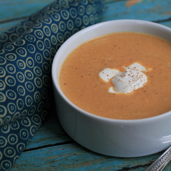 Curried Pumpkin Soup with Chives