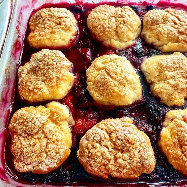 Berry Cobbler with Two-Ingredient Dough