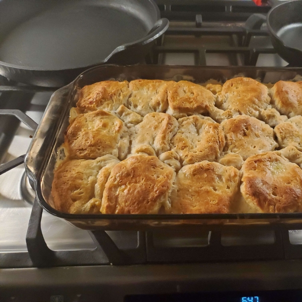 Mom's Fabulous Chicken Pot Pie with Biscuit Crust