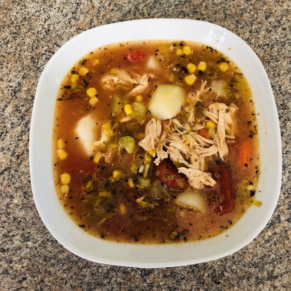 Green Chile Chicken Stew