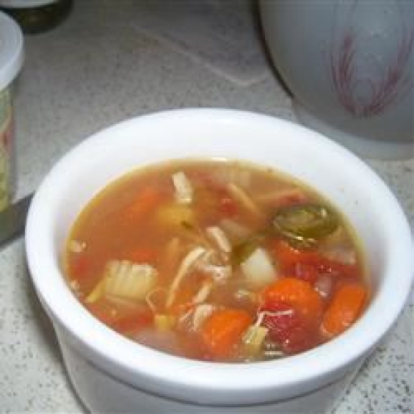 Green Chile Chicken Stew