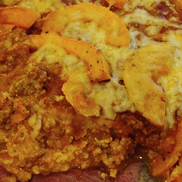 Butternut Squash and Beef Lasagna