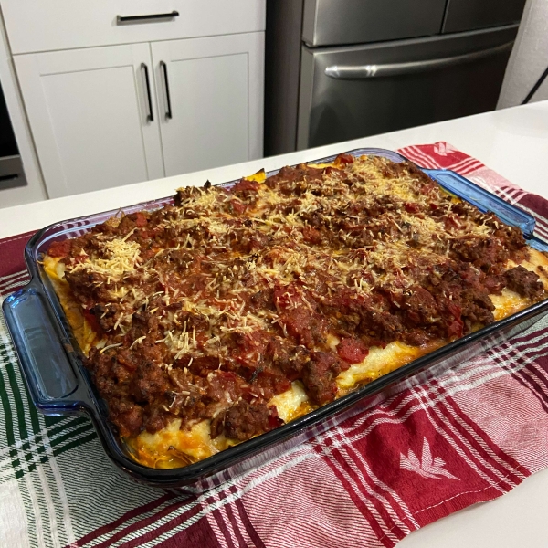Butternut Squash and Beef Lasagna