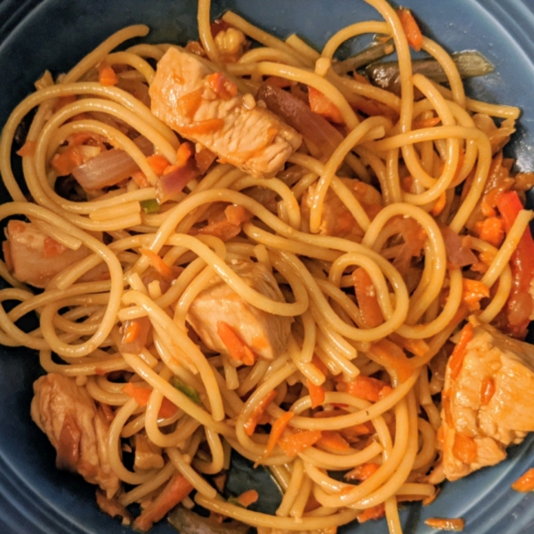 Thai Chicken Spaghetti