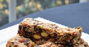 Chocolate Chip Coconut No-Bake Granola Bars