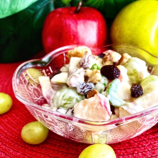 Sweet Tart Waldorf Apple Salad