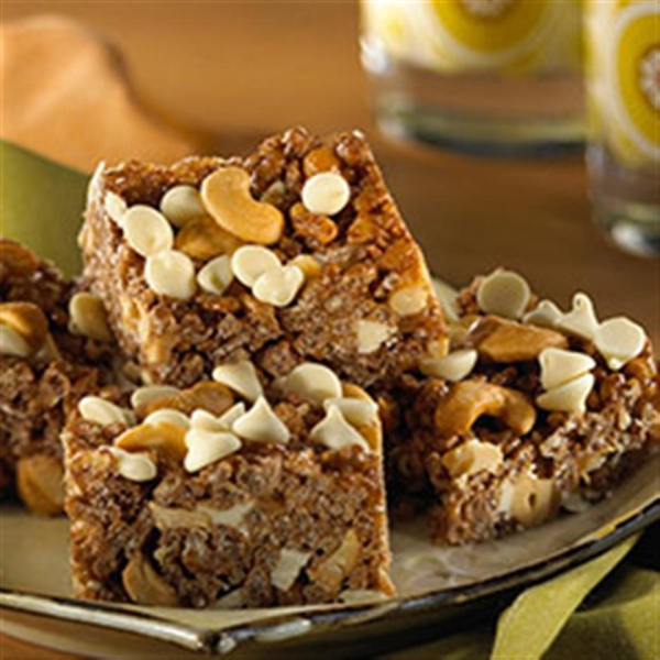Caramel Cashew Crunch Bars