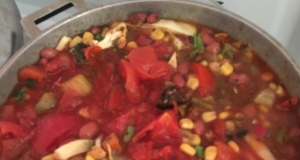 Insanely Easy Vegetarian Chili