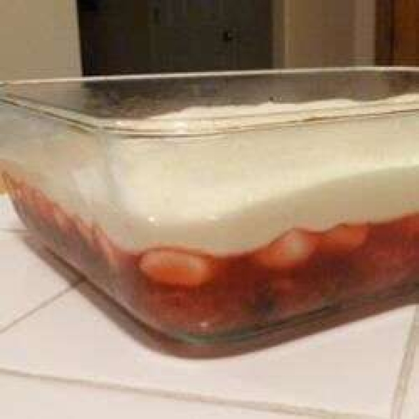 Mom's Secret Cherry JELL-O Salad