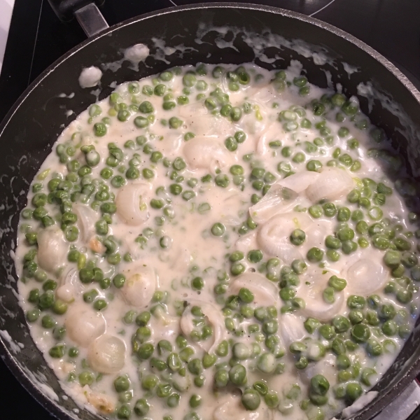 Creamed Peas and Onions