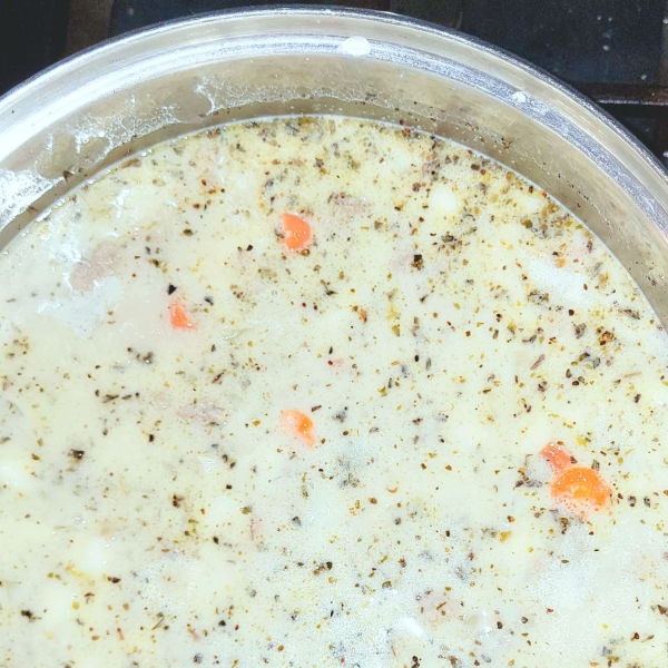 My Mom's Hamburger and Potato Soup