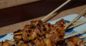 Chicken Satay with Homemade Peanut Sauce