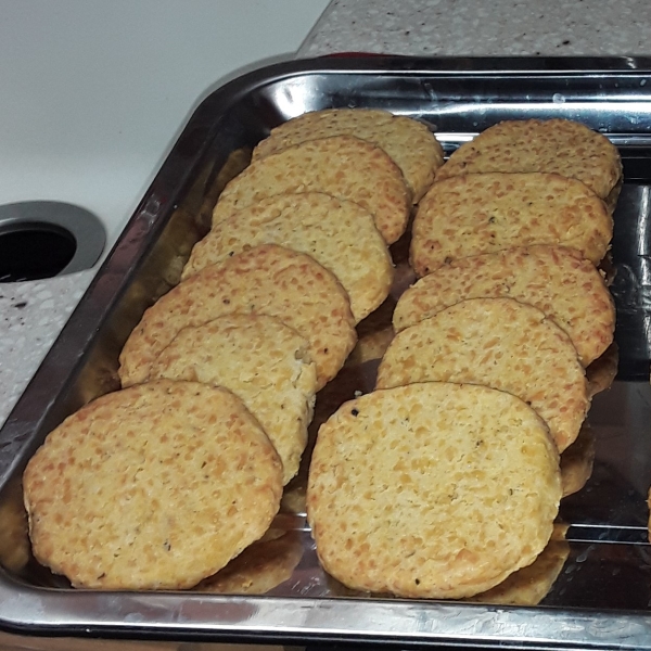 3-Ingredient Parmesan Cookies