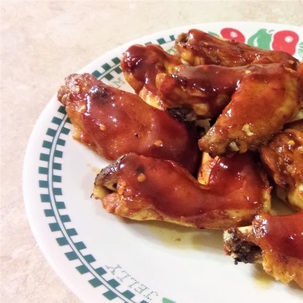 Sweet and Spicy BBQ Chicken Wings