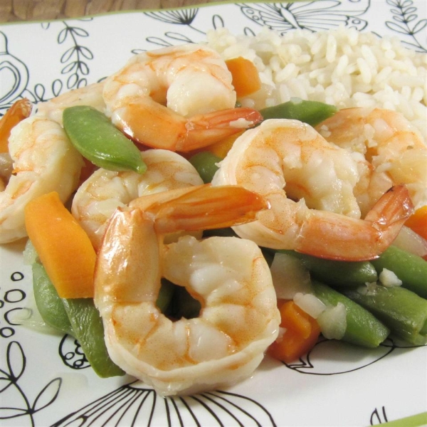Honey Garlic Shrimp Stir-Fry