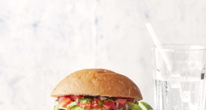 Portobello Bison Burgers