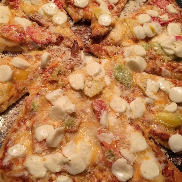 Easy Pesto Pizza