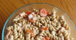 Mom's Seafood Pasta Salad for a Crowd