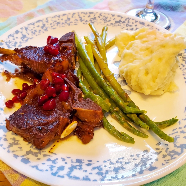 Lamb Braised in Pomegranate
