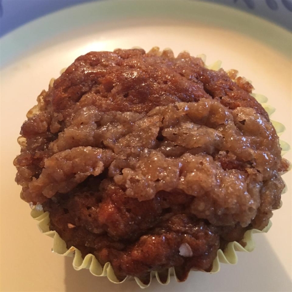 Lighter Banana Crumb Muffins
