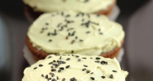 Black Sesame Cupcakes