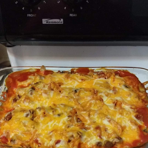Basic Baked Spaghetti