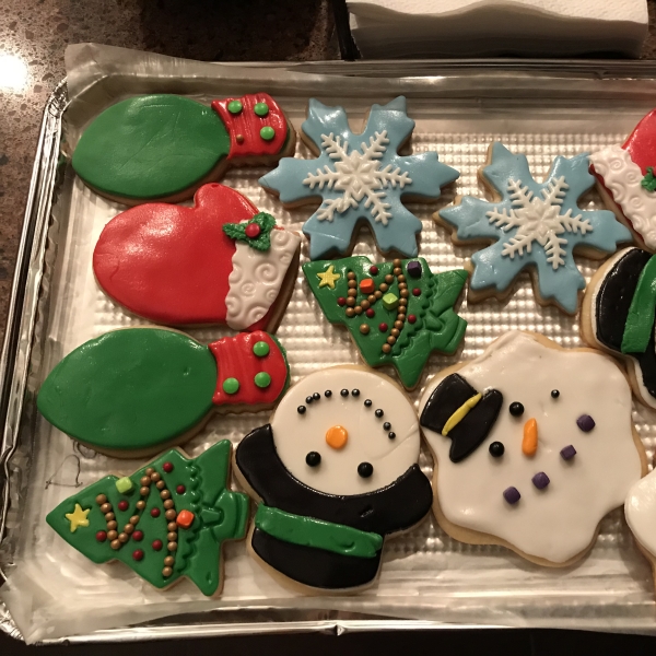 Old Fashioned Butter Cookies with Butter Frosting