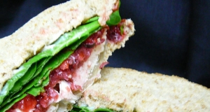 Cranberry Thanksgiving Turkey Sandwich