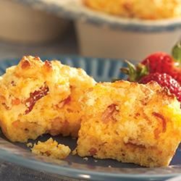 Savory Bacon Cheddar Corn Muffins