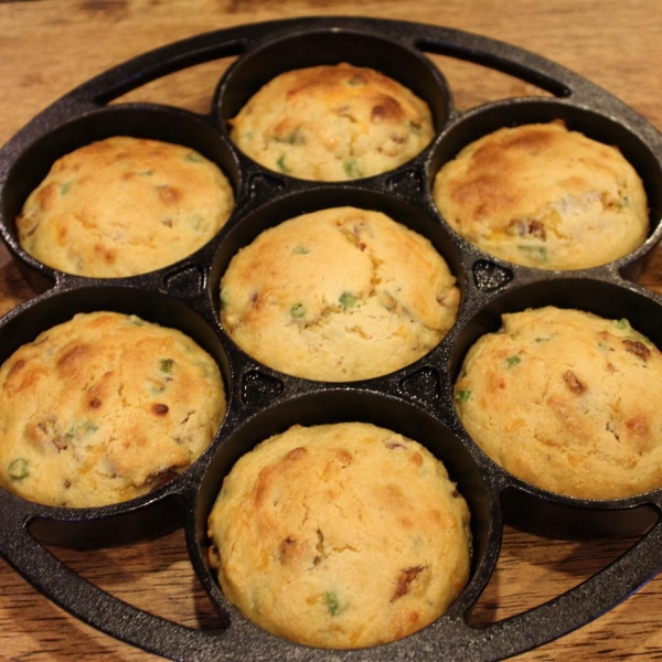 Savory Bacon Cheddar Corn Muffins